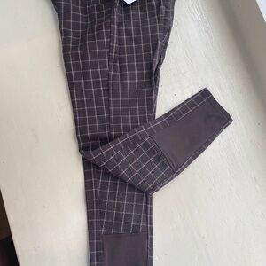 Ashley Classic Women Full Seat Horse Riding Breeches Plaid Size 26 NWT